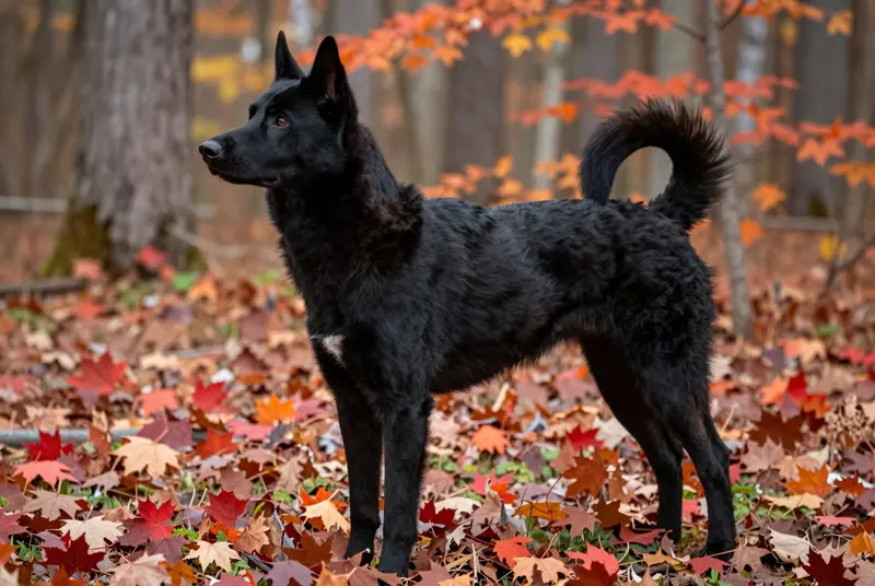chien d'élan norvégien noir, photo 3