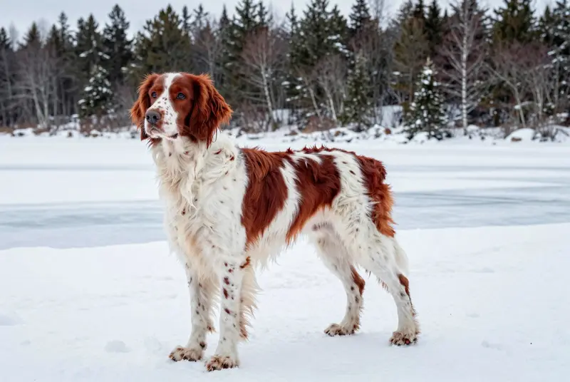 setter irlandais rouge et blanc, photo 4